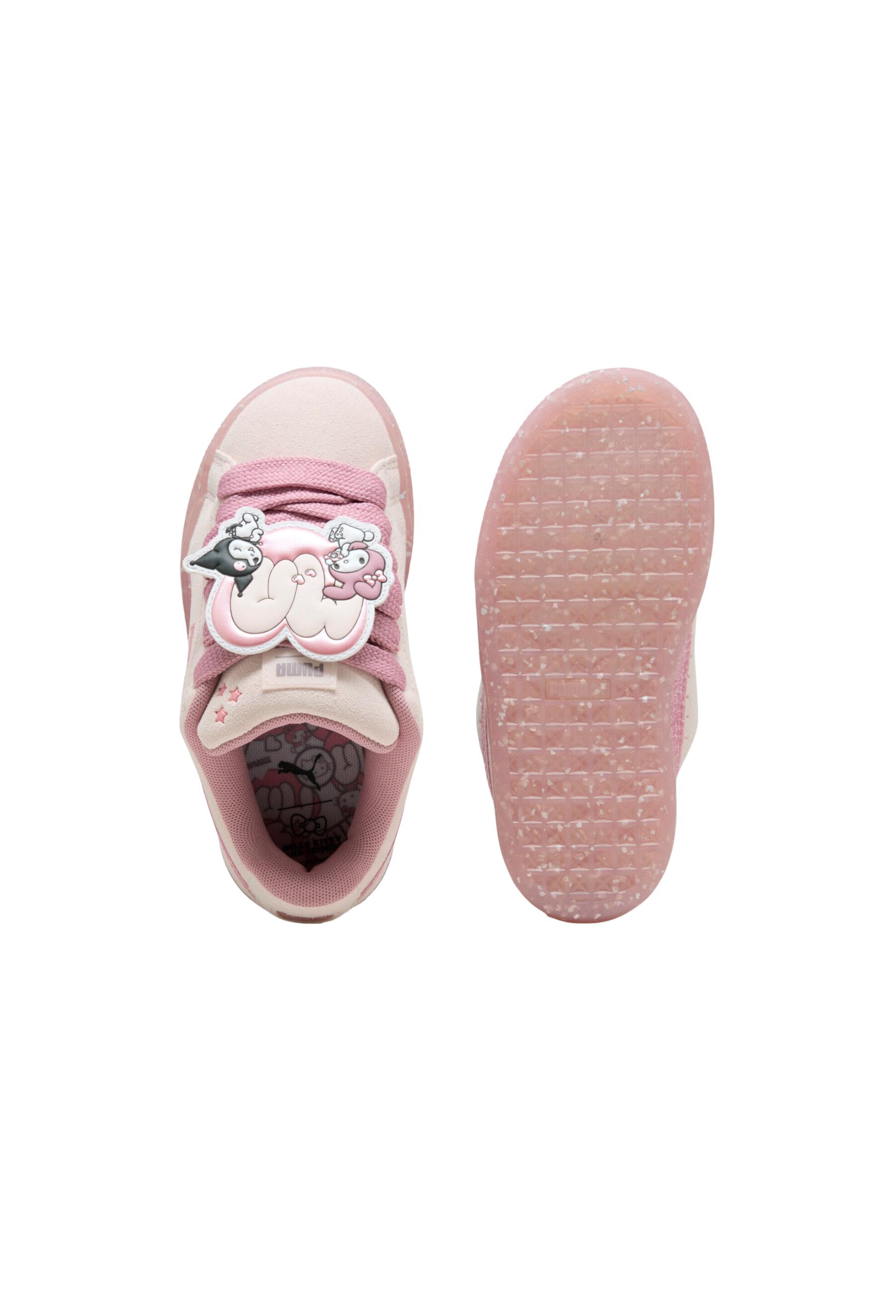 sneaker fille Puma rose 4/4