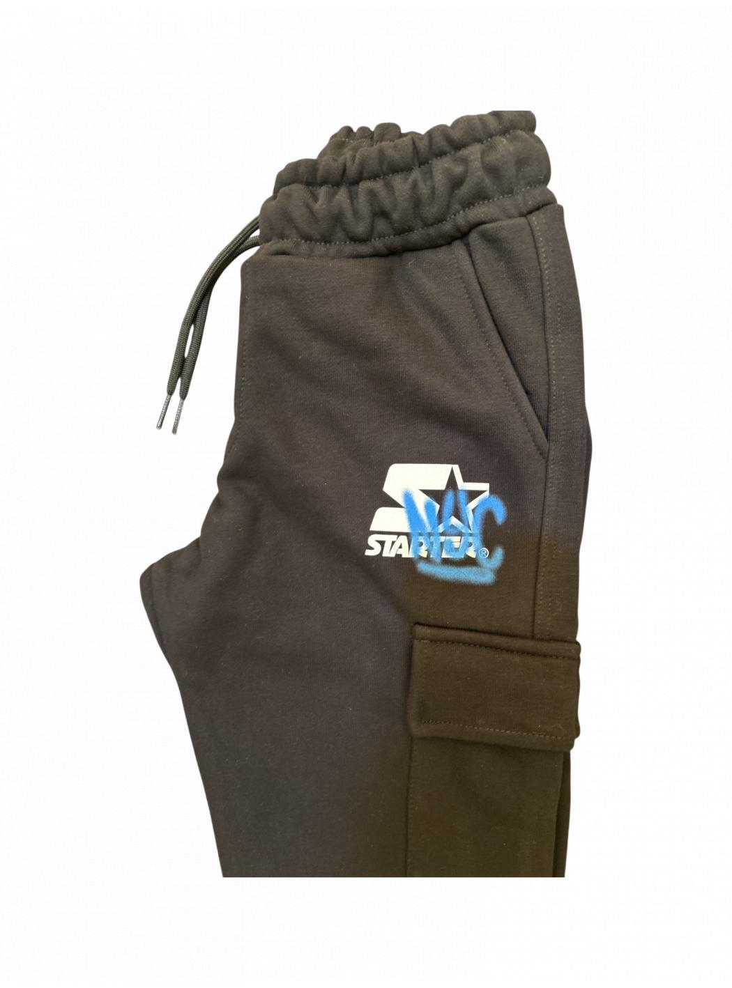Jogger Cargo con Stampa Iconic NERO 3/5