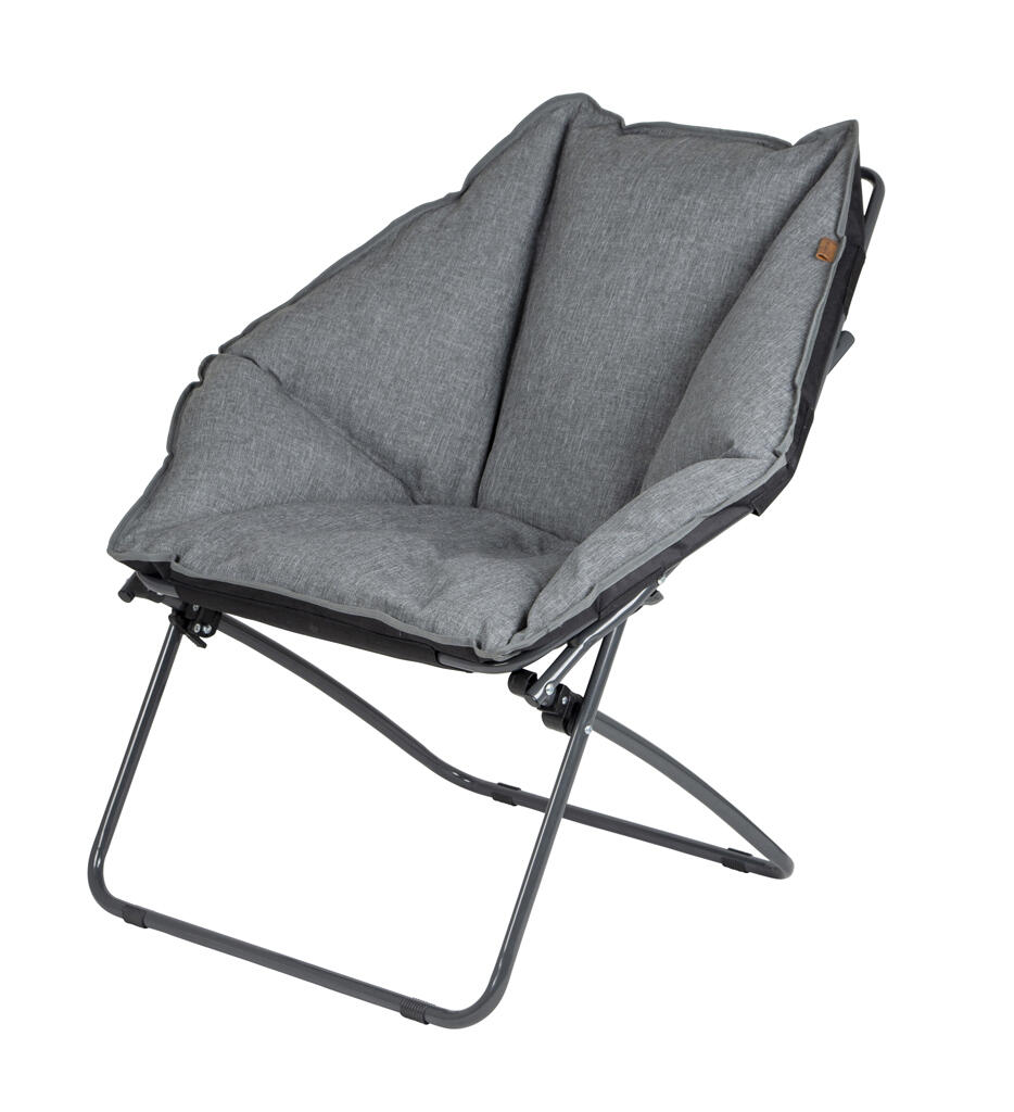 Urban Outdoor collection - Moon chair Silvertown Olefin Grijs 2/7