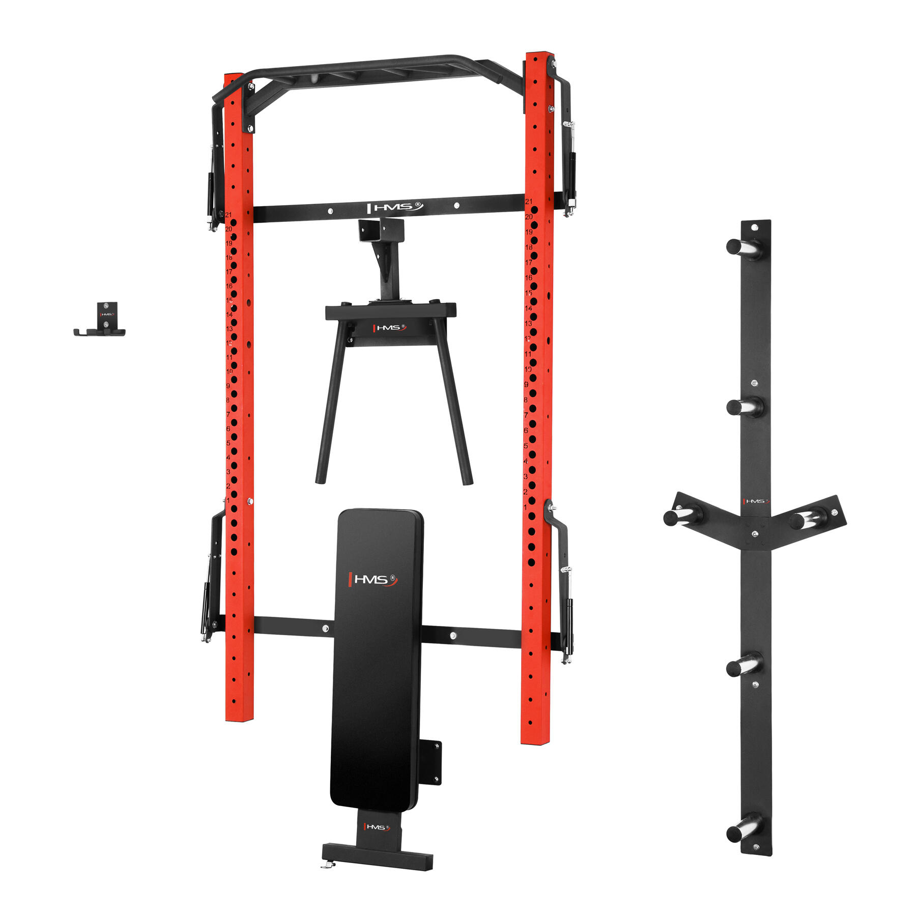 Wall rack pour kit d'entraînement à domicile klt22 HMS 6/7