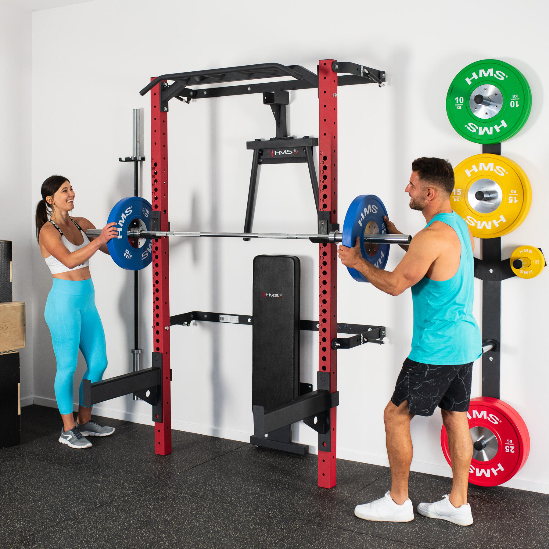 Wall rack pour kit d'entraînement à domicile klt22 HMS 4/7