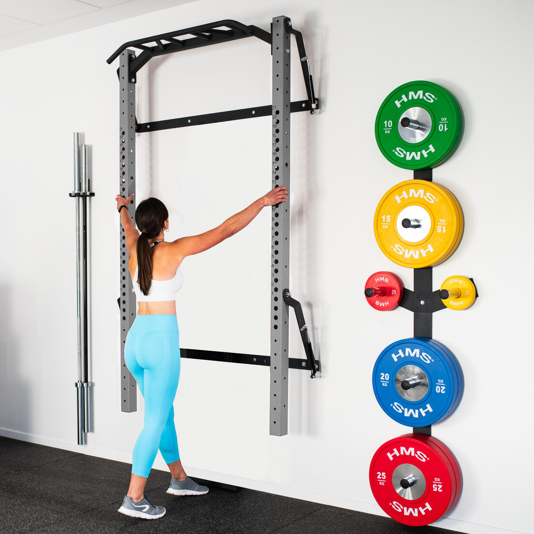 Wall rack pour l'entraînement à domicile HMS klt23 3/7