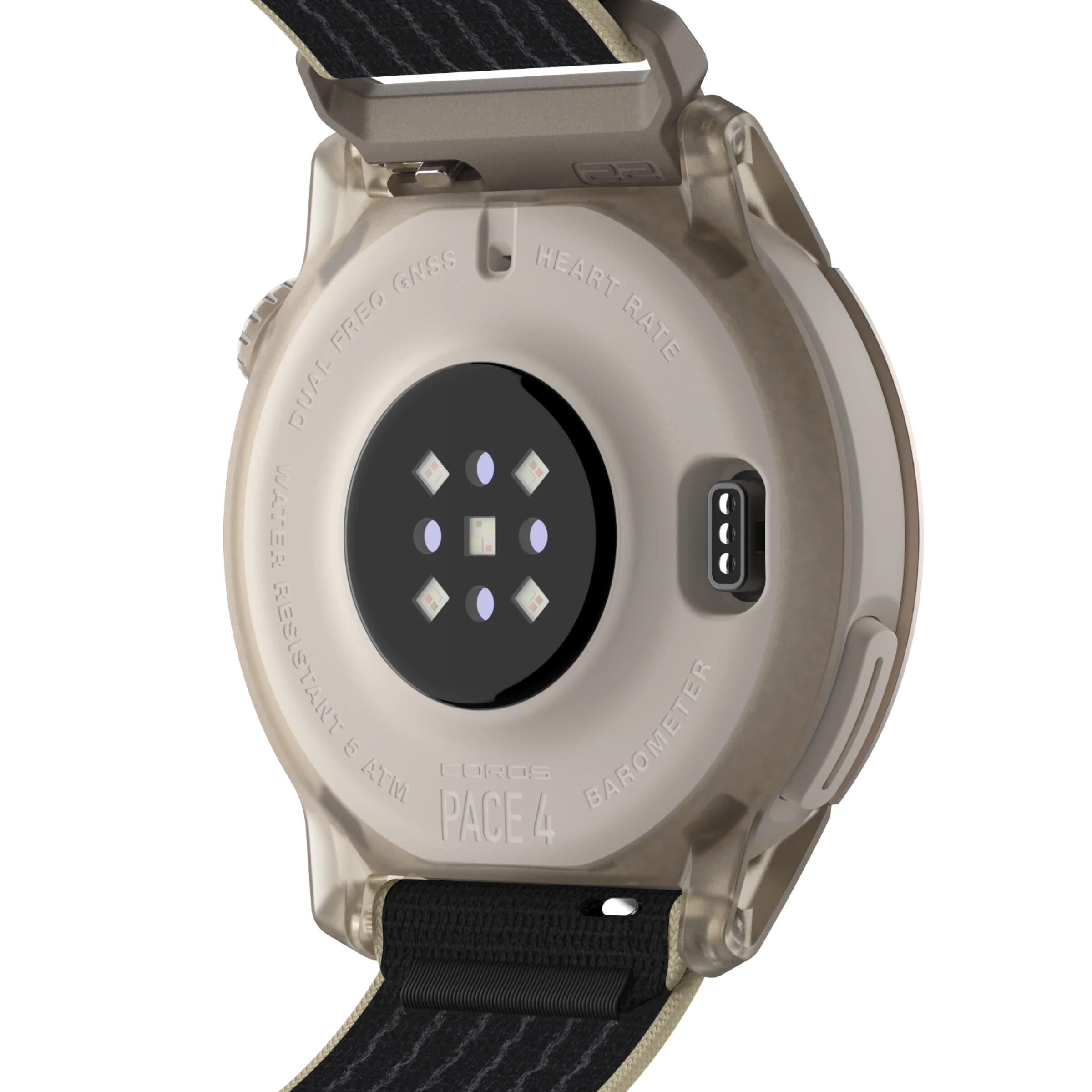 Orologio GPS Coros Pace 4 in alluminio e nylon, nero e oro, edizione Jakob Ingeb 3/7