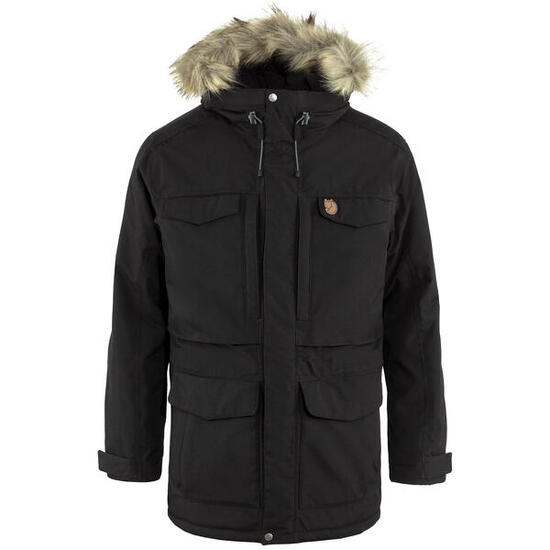 Veste d'hiver homme Fjällräven Nuuk Parka noir F86668 M