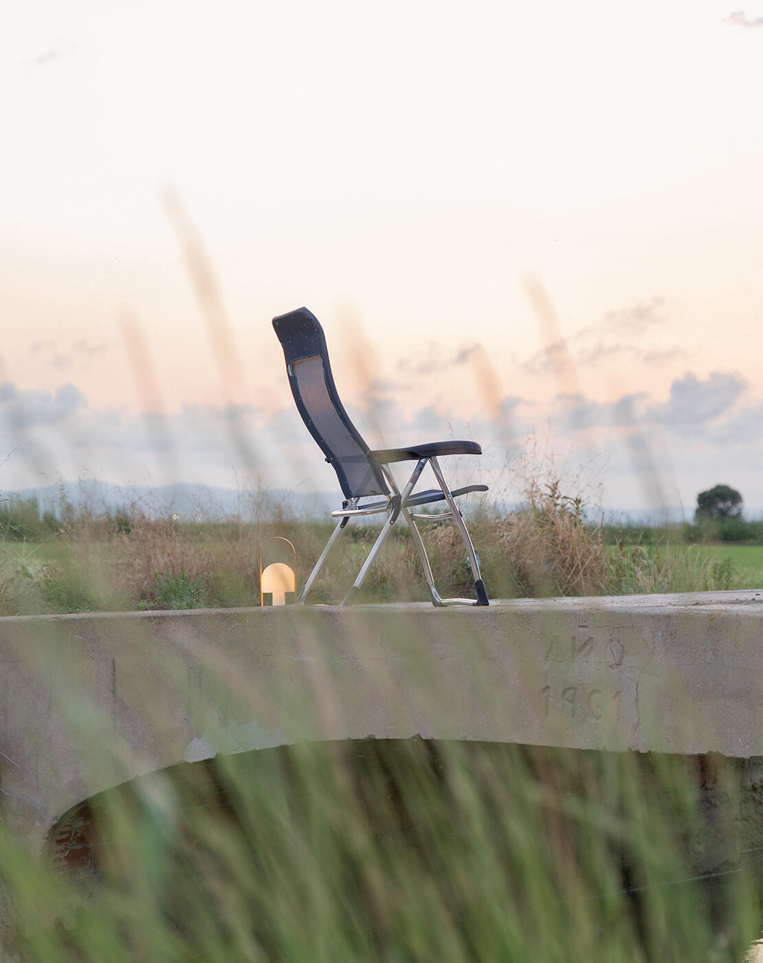 Silla reclinable - AL/215 - Gris oscuro 7/8