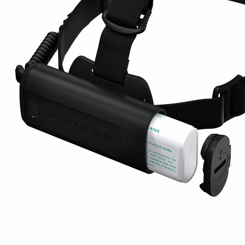 LANTERNA FRONTALA LED LENSER H19R CORE BLACK, 3500 LUMENI, REINCARCABILA