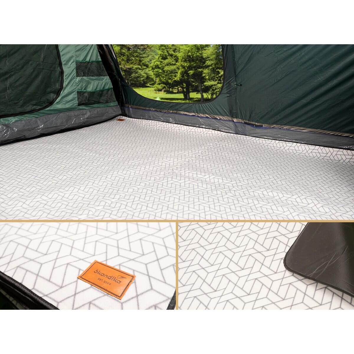 Tapis de tente Lindal - camping - 305×450cm - polaire Softtouch - sac rangement 2/7