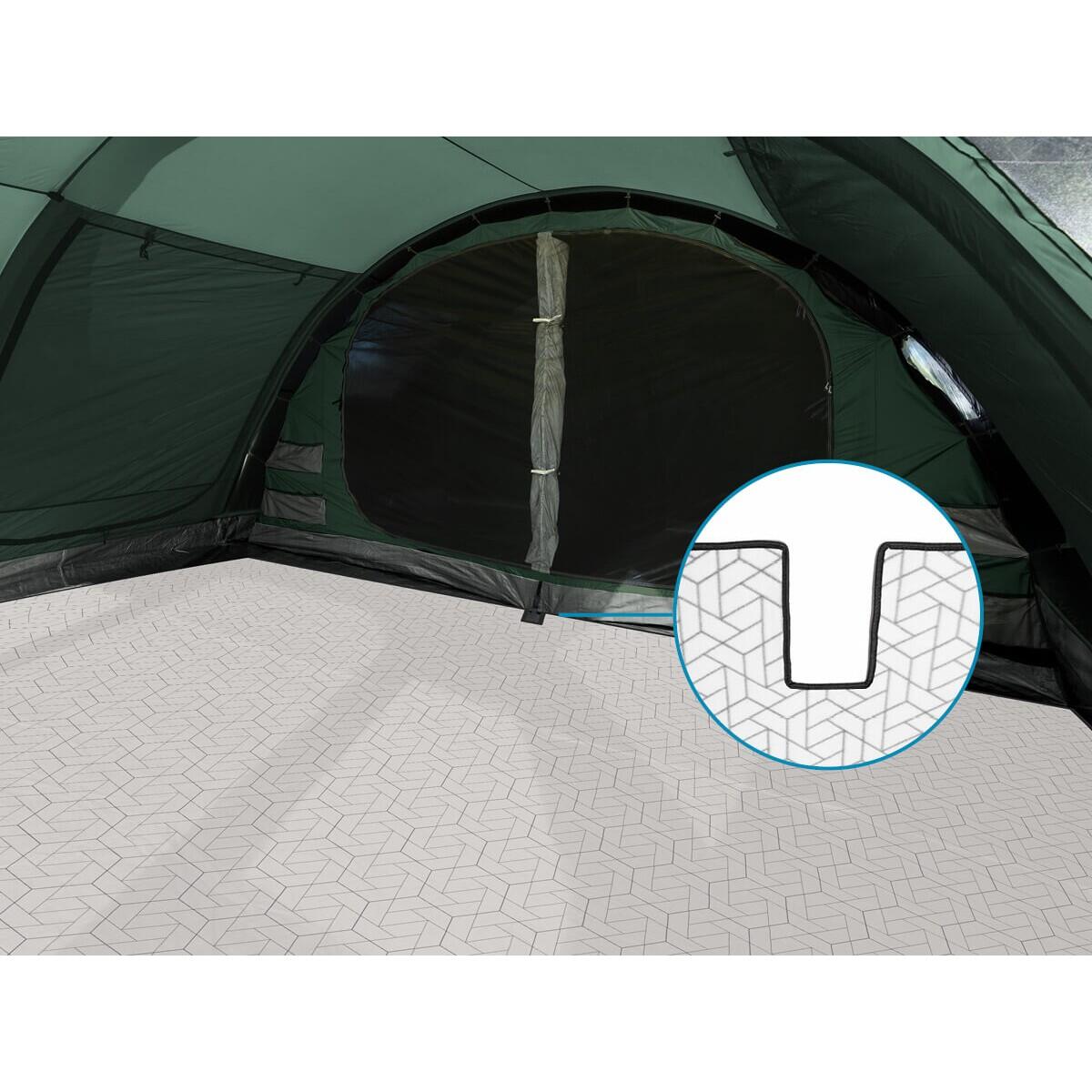 Tapis de tente Lindal - camping - 305×450cm - polaire Softtouch - sac rangement 4/7