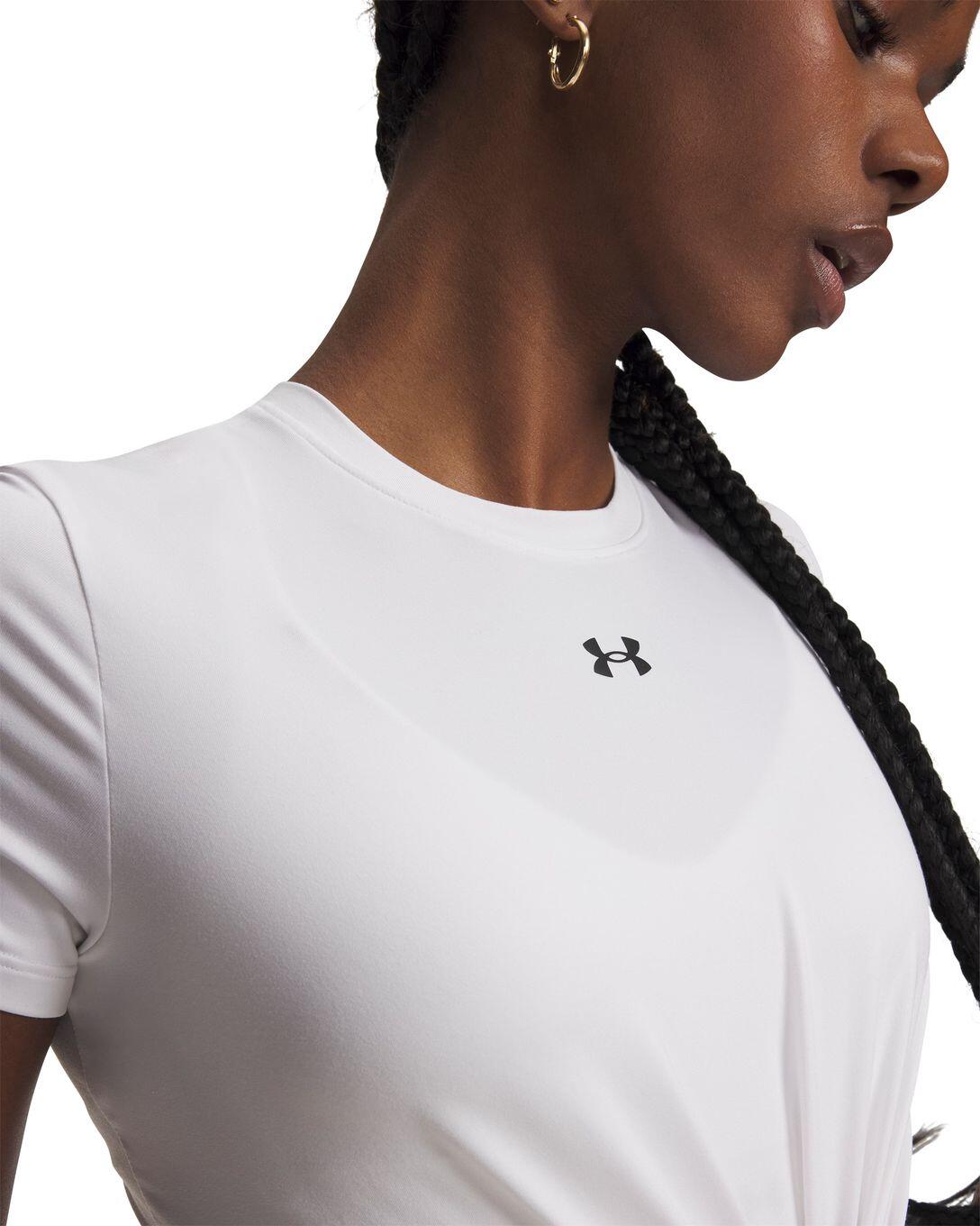 T-Shirt Running Under Armour Vanish Blanc Femme 3/3