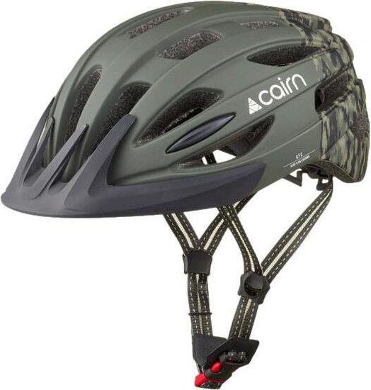 Cairn Fusion LED USB-helm Khaki, Volwassenen