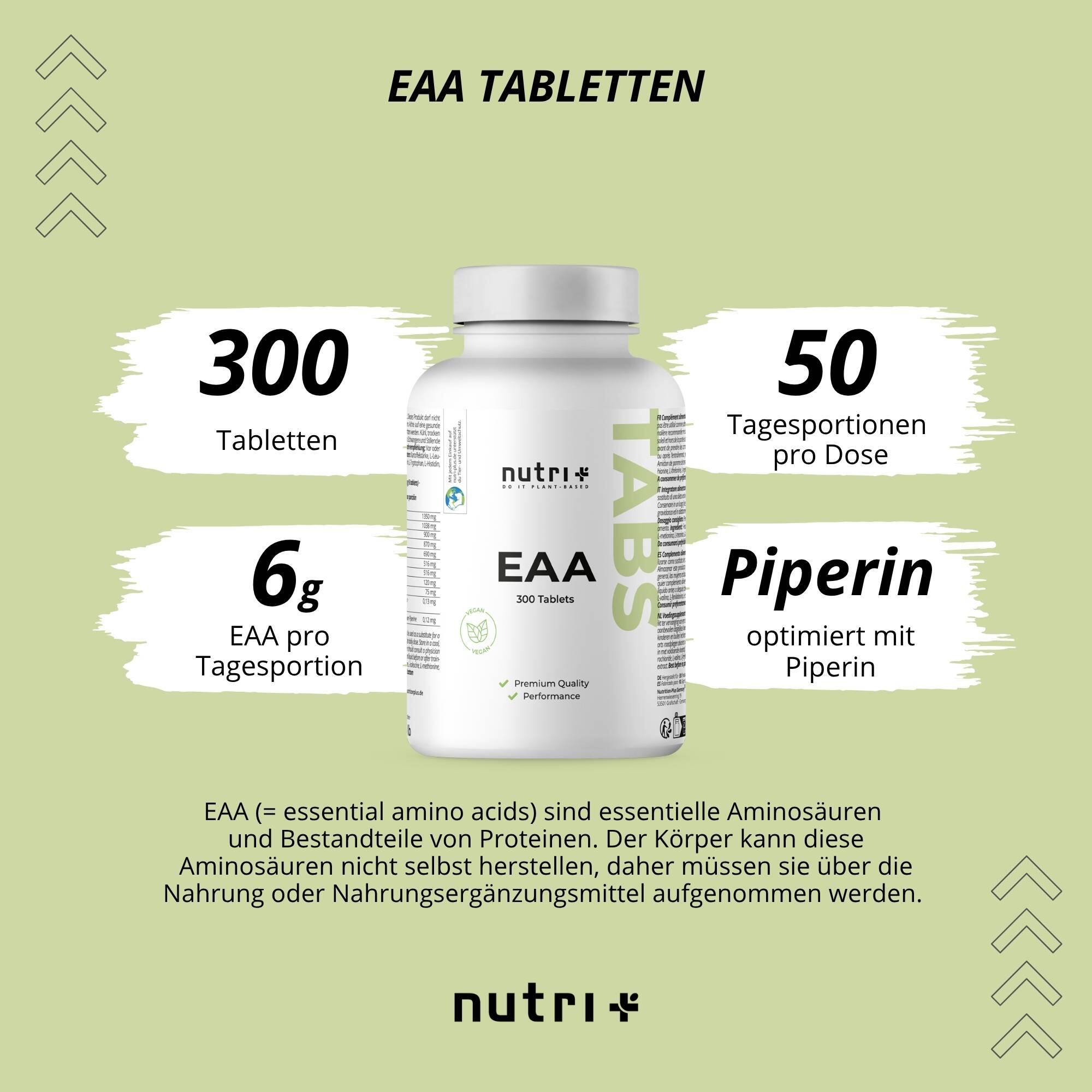 Eaa Tabs 6000 - Dosis Alta - Optimizado Con Menta Peperina - Eaas - 300 2/5