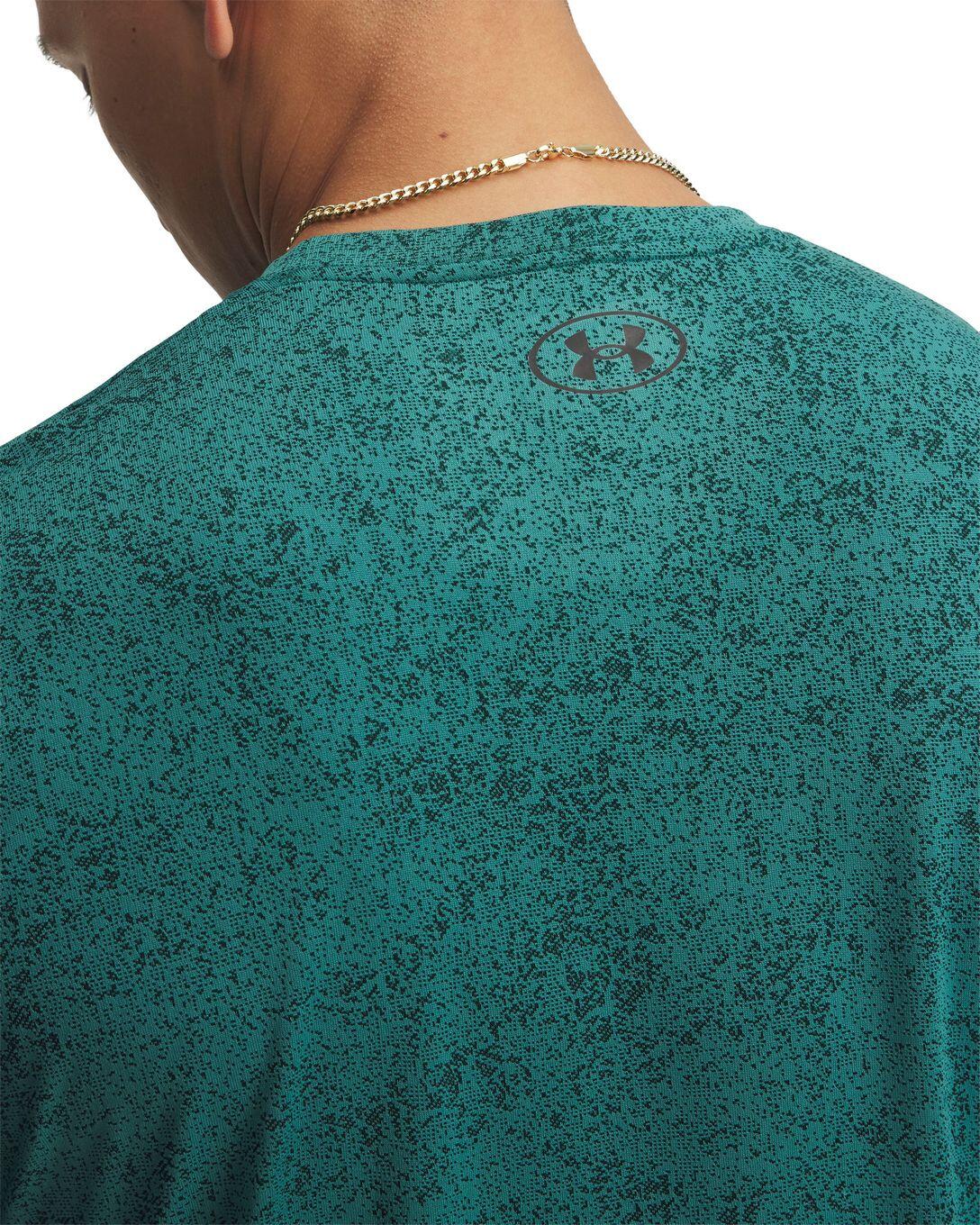 Maillot Manches Courtes Under Armour Tech Vert Homme 3/4