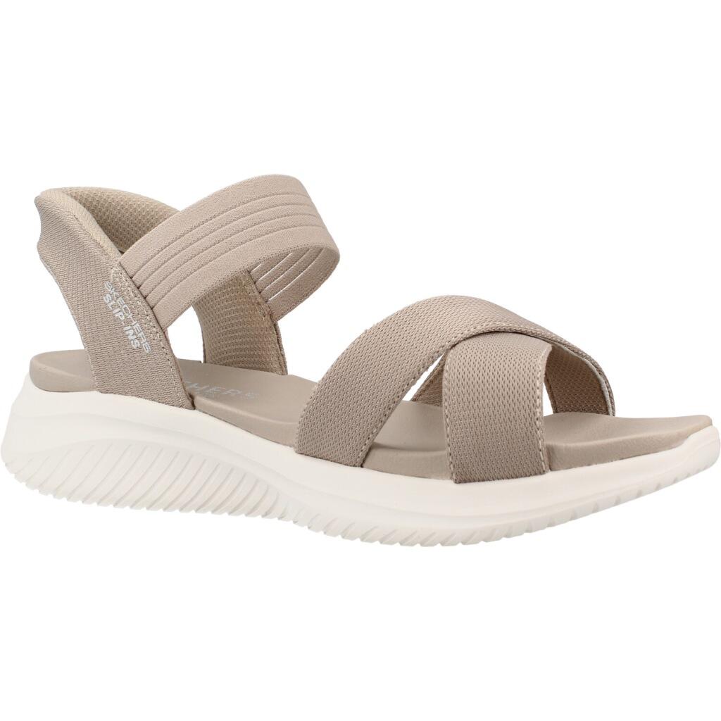 Sandali Bassi Donna Skechers  Marrone 5/5