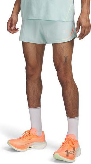 Pantaloncini con spacchi Under Armour Velociti Elite blu da uomo