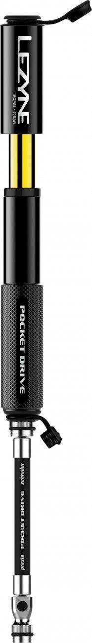 LEZYNE Pumpe Pocket Drive - SCHWARZ 4/5