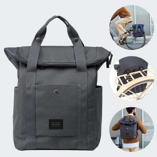 Weathergoods Sweden Rucksack CITY Bikepack XL 24L schwarz