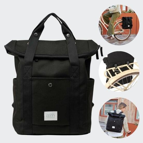 Weathergoods Sweden Rucksack CITY Bikepack XL 24L schwarz