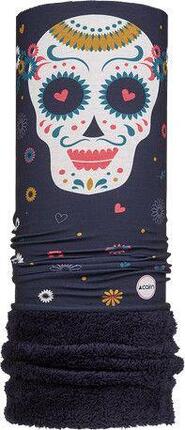 Tour de cou junior Cairn Malawi Polar Plush Emeraude Skull