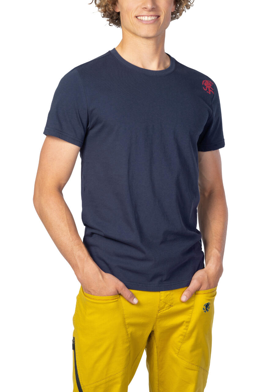 Heren-minimalistisch lichtgewicht katoenen T-shirt met korte mouwen RAFIKI 6/7