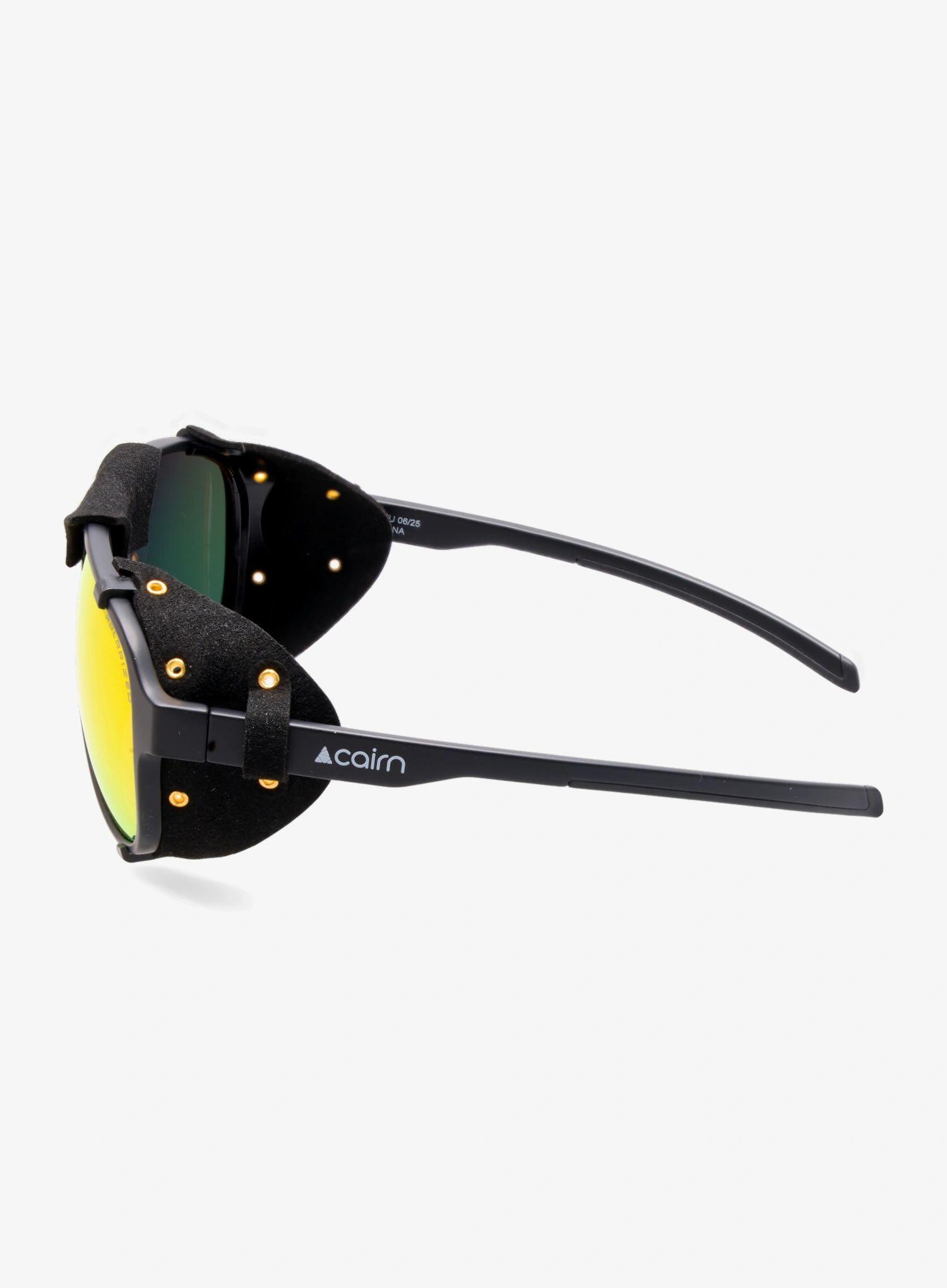 CAIRN Lunettes de soleil NORTH POLARIZED - MAT BLACK RED 3/6