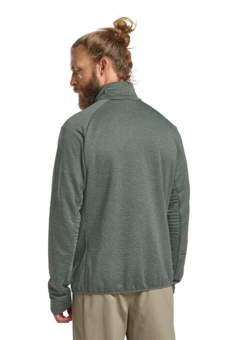 Taiga Fleece Jack Heren Lange rits fleece slate green 5/7