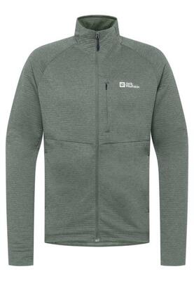 Taiga fleece jack heren lange rits fleece slate green