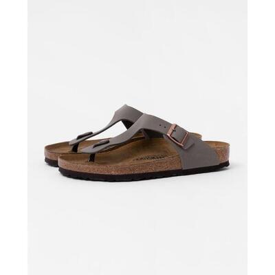 Platte sandalen dames birkenstock gizeh grijs
