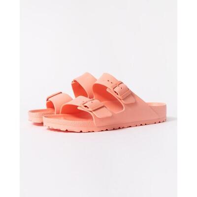Platte sandalen dames birkenstock arizona eva rojo