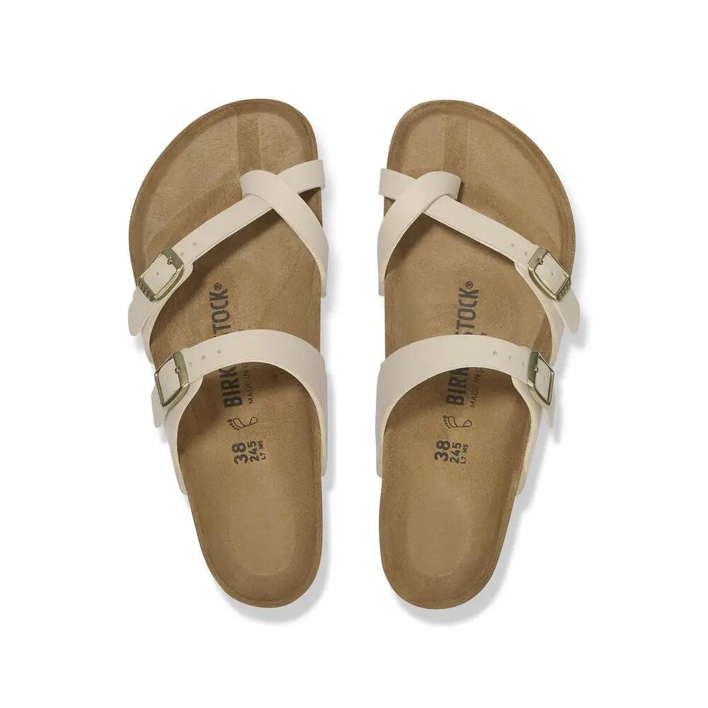 Sandales Bio Femme Birkenstock Mayari Beige 4/5