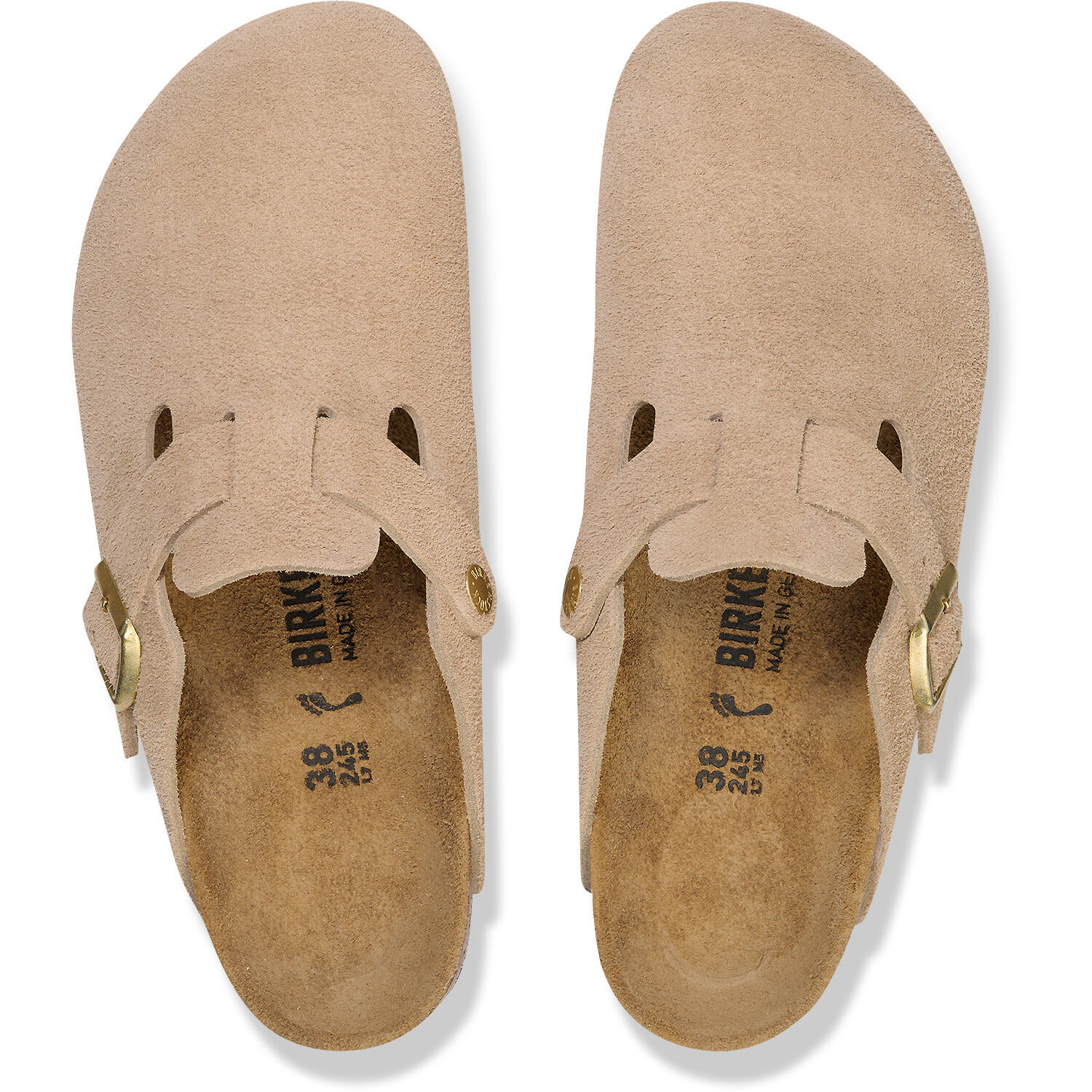 Clogs Dames Birkenstock Boston Leve Beige 3/7