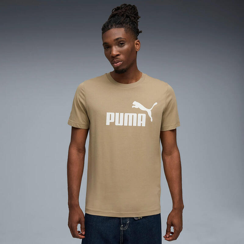 Tricou barbati Puma Ess No. 1 Logo Tee S, Bej