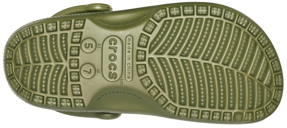 Scarpe Da Ginnastica Crocs Modello 10001c Classic U Colore Verde 3/7