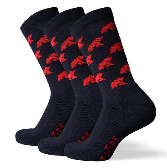 Merino Classic Cut « Ursina » Socken - 3er-Pack