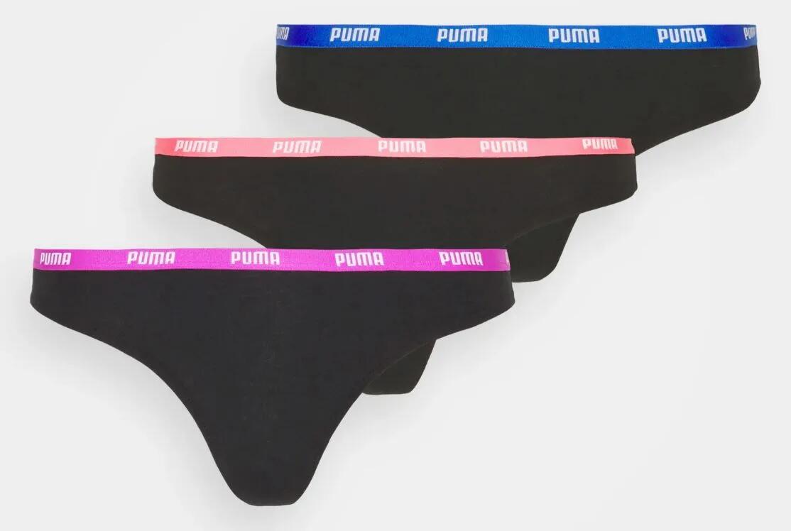 Damenhöschen Puma String 3p Pink-Orchidee-Blau Mix 1/1