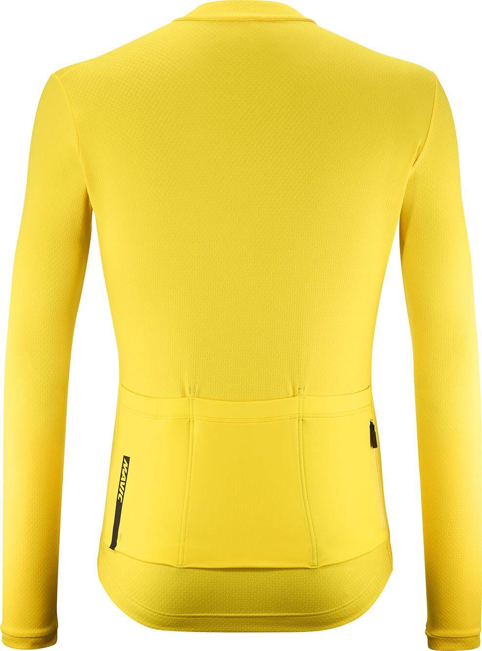 Maillot Manches Longues Mavic Aksium Thermo Jaune 2/2