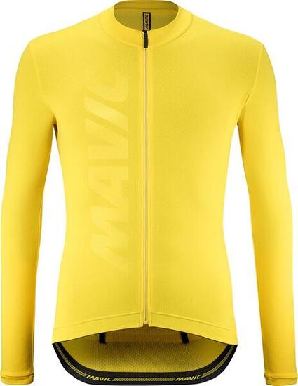 Mavic Aksium Thermo Trui met lange mouwen Geel