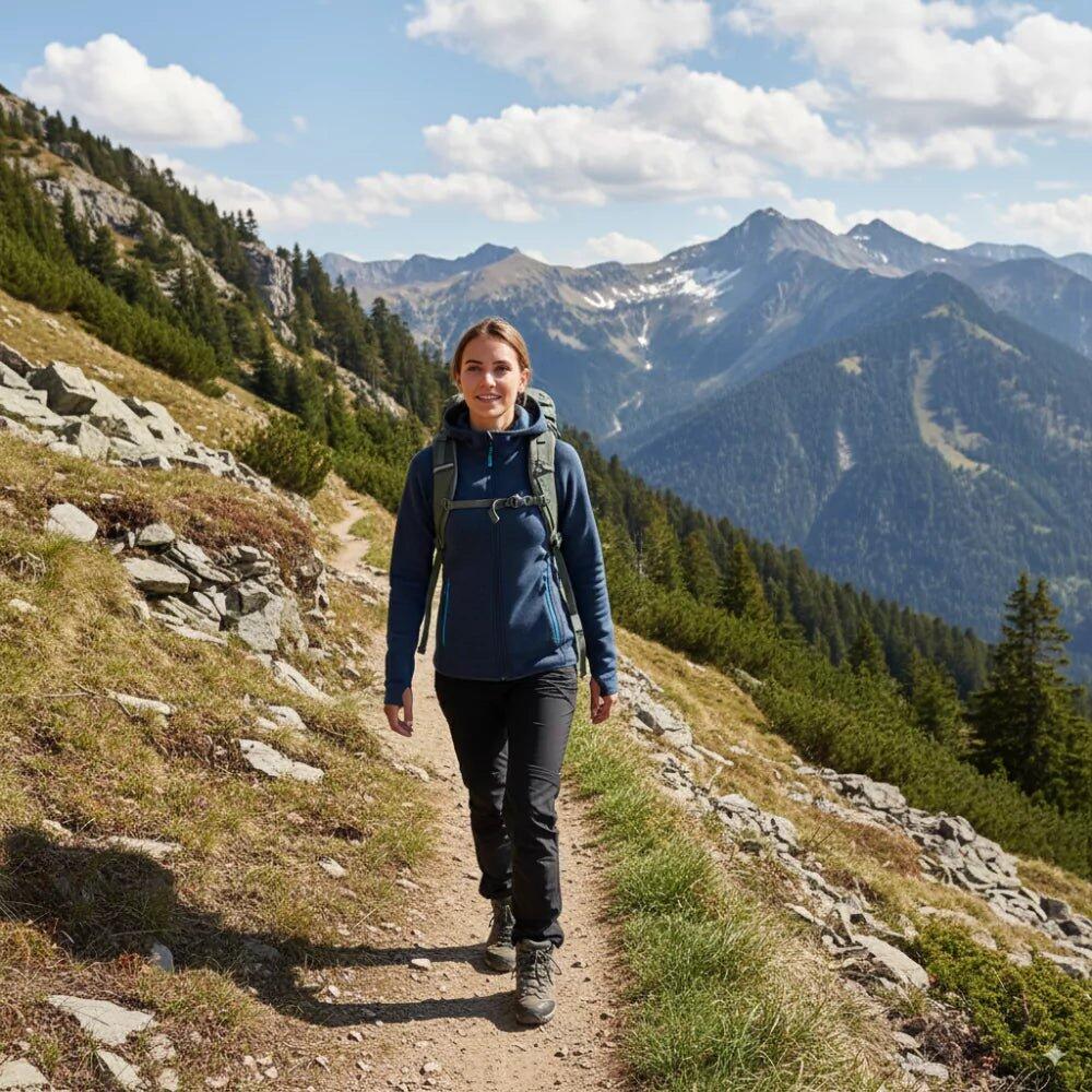 Giacca Merino Ultra 300 Donna - Cappuccio 4/5