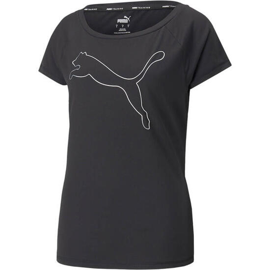 Puma Train Favorite Jersey Cat Tee T-Shirt Dame