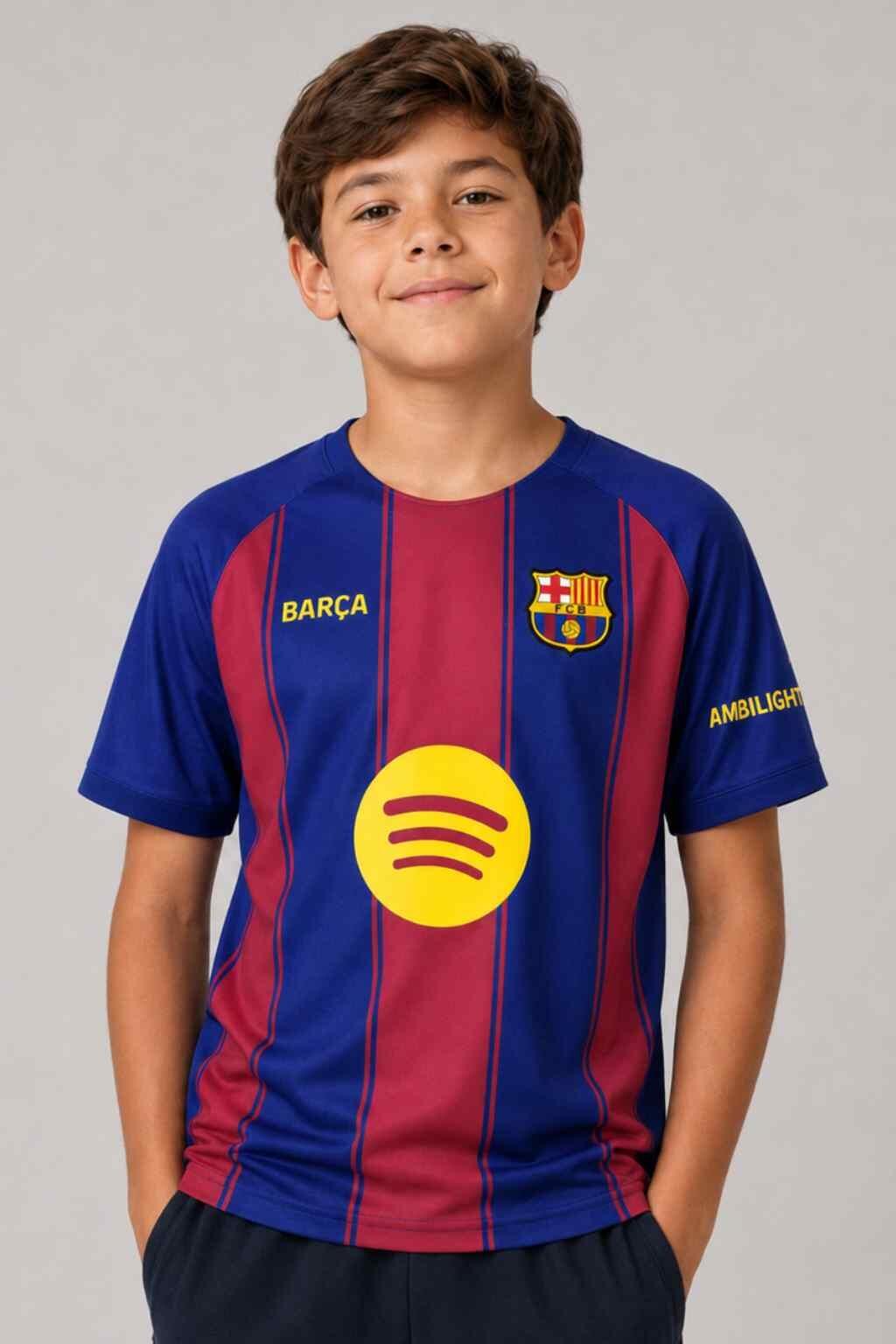 Camiseta Pedri FC Barcelona 2025-26 - Réplica Oficial - Júnior 2/4