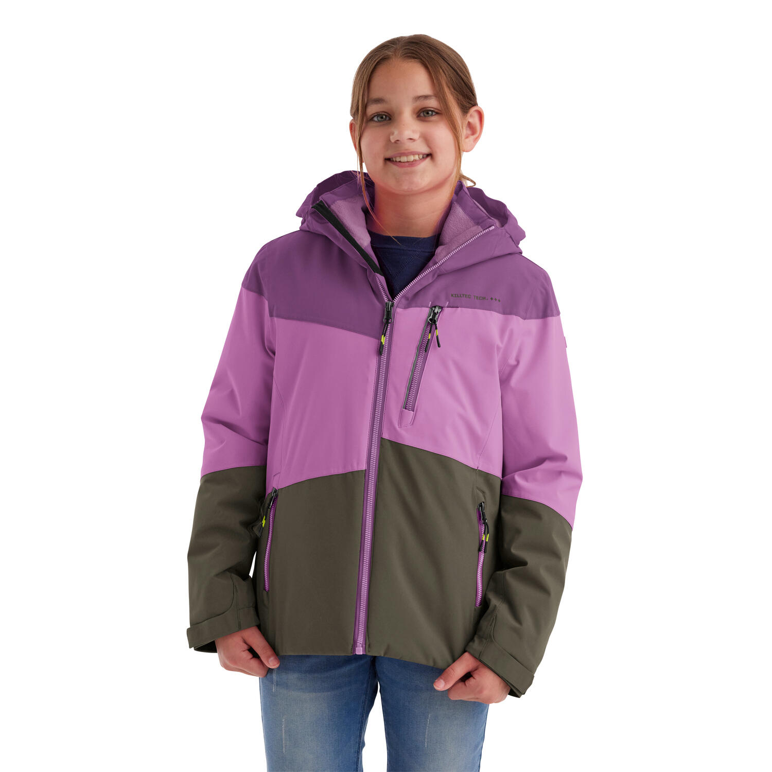 Kinder, Mädchen Outdoorjacke KOW 170 3/7
