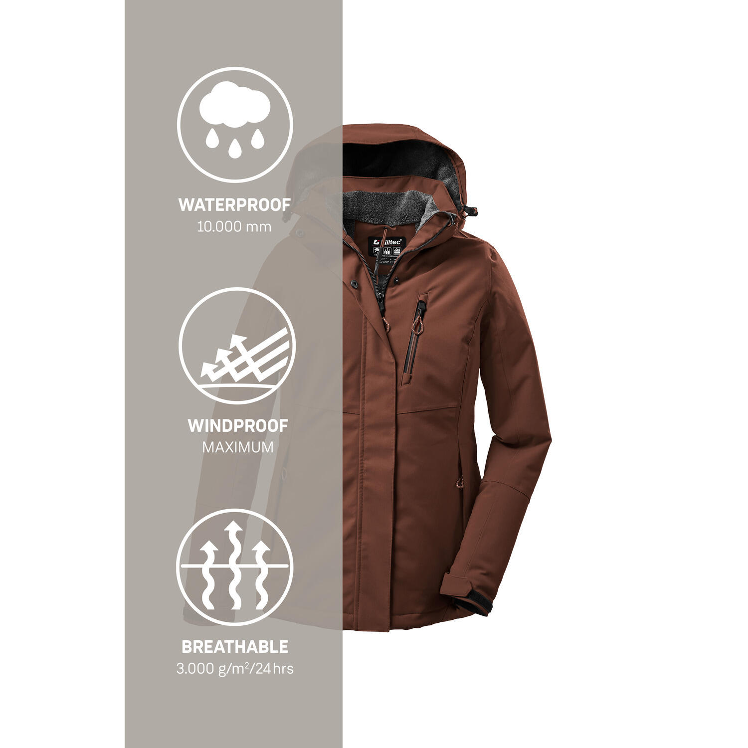 Damen Outdoorjacke KOW 140 6/7