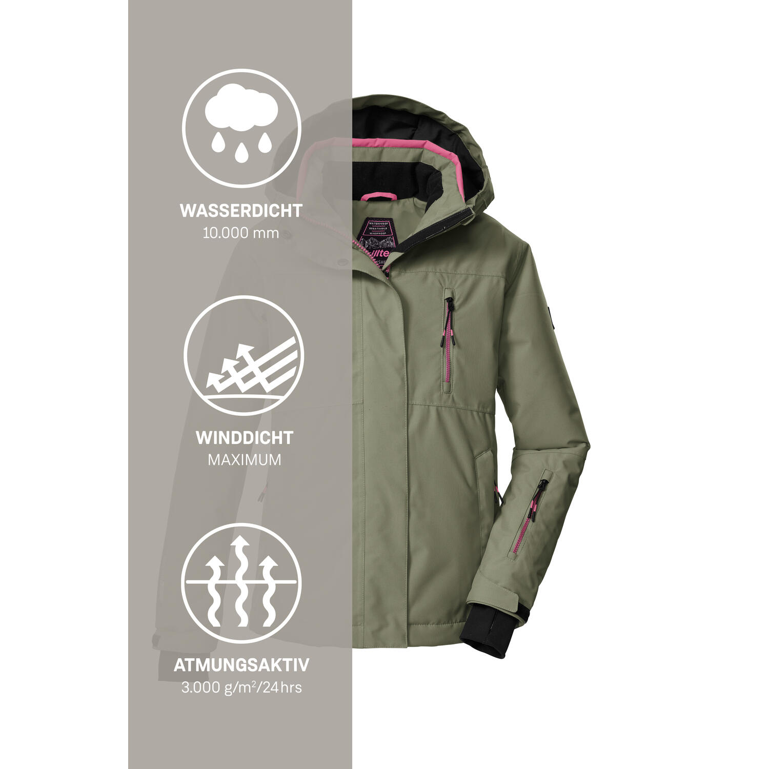Kinder Skijacke KSW 205 GRLS SKI JCKT 6/6