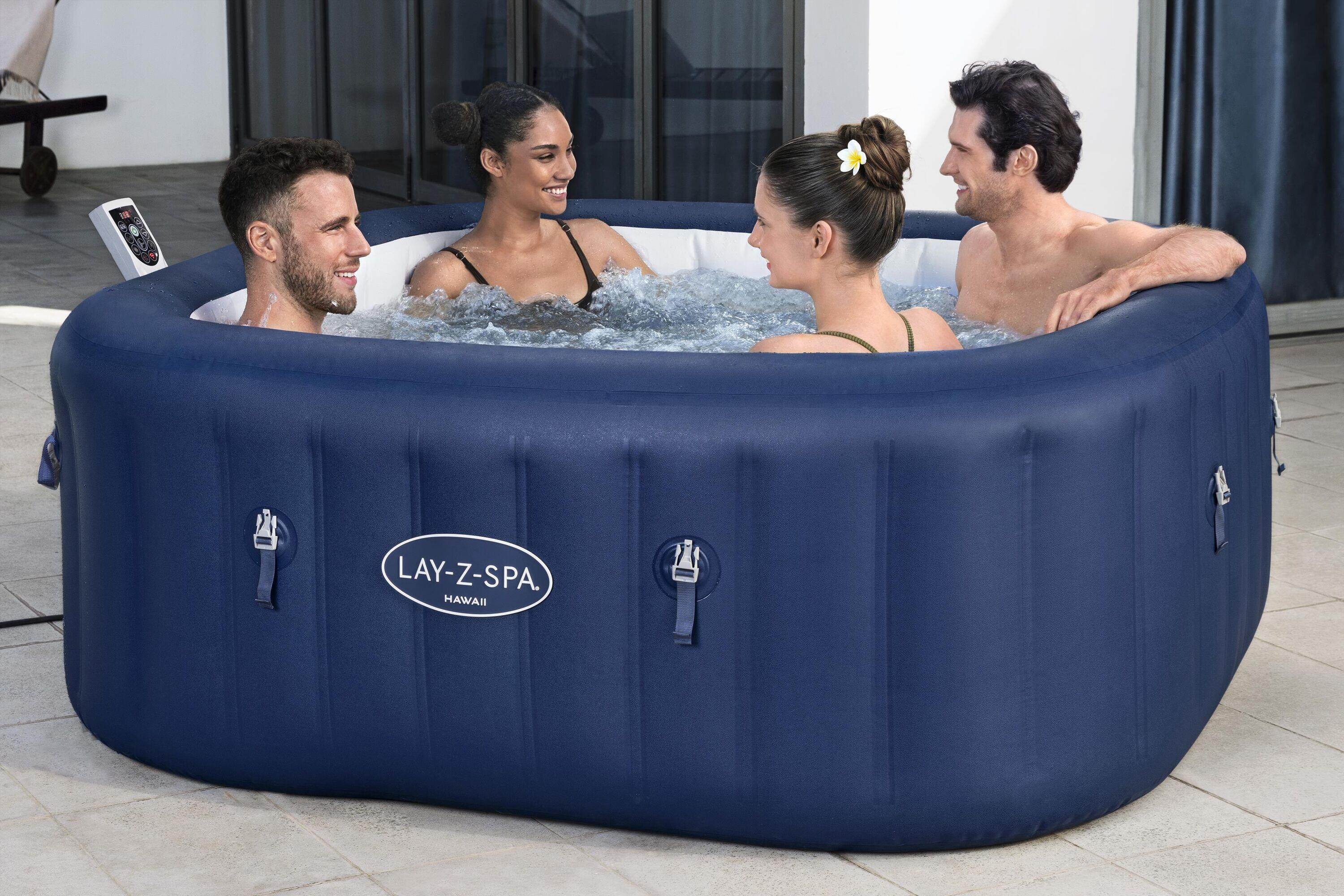 Bestway Spa inflável Lay-Z-Spa Hawaii MaxHold EnergySense 180x180x71 cm 4/7