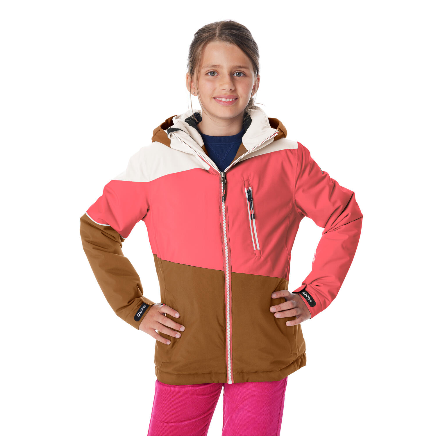 Kinder, Mädchen Skijacke KSW 331 GRLSJCKT 3/7