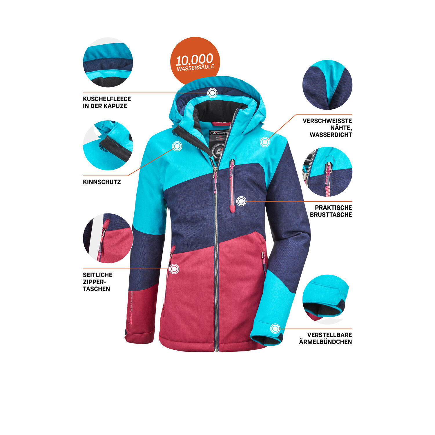 Mädchen Outdoorjacke Lynge 6/7