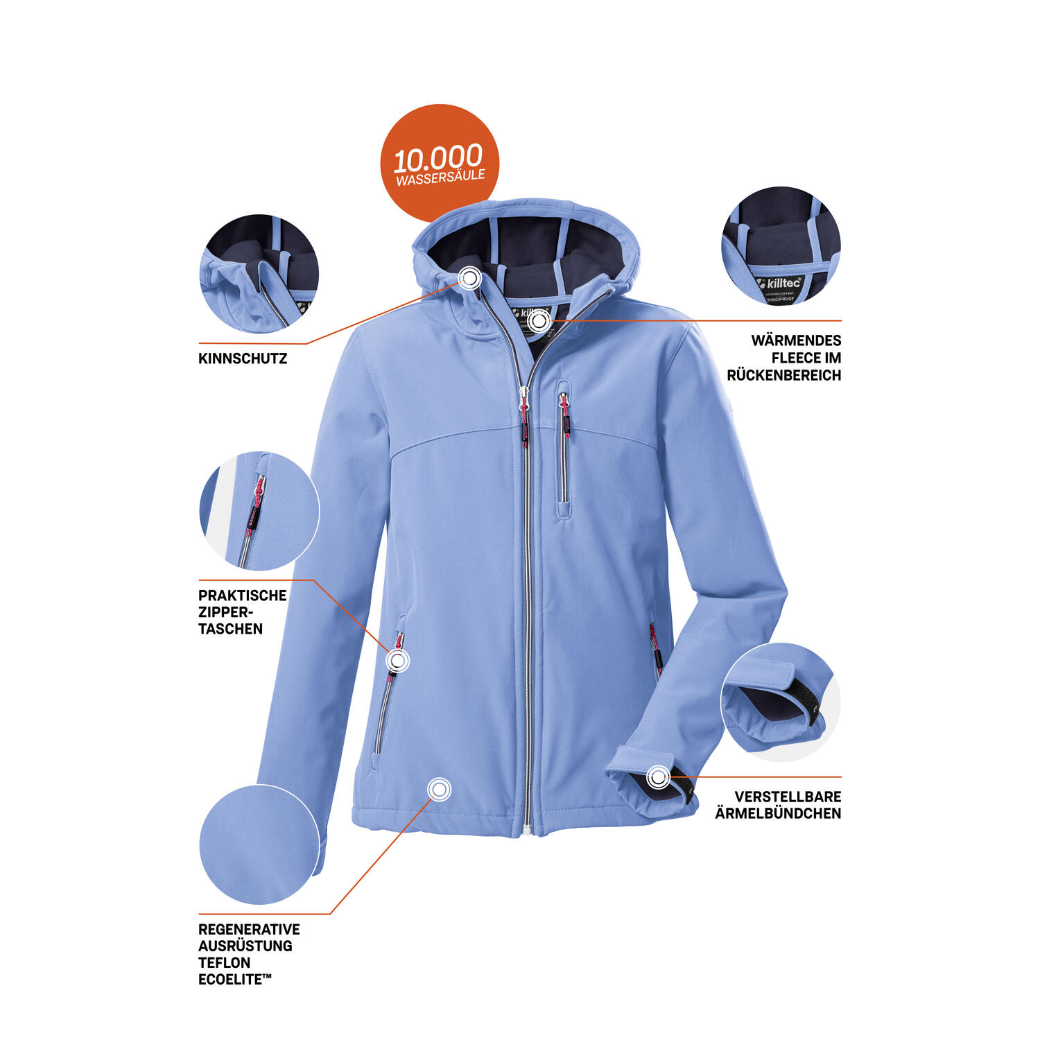 Kinder, Mädchen Softshelljacke Softshelljacke 6/7