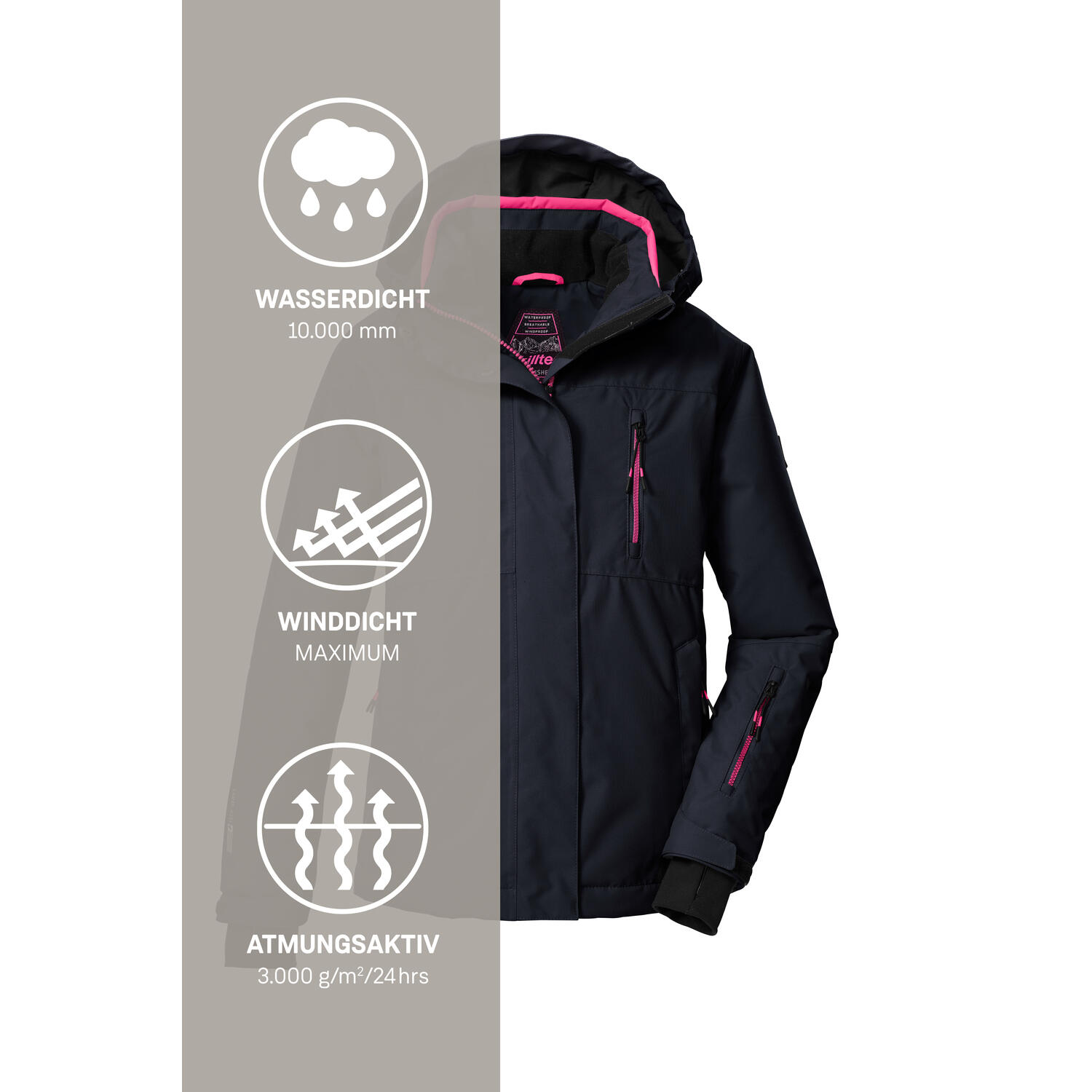 Kinder Skijacke KSW 205 GRLS SKI JCKT 6/6