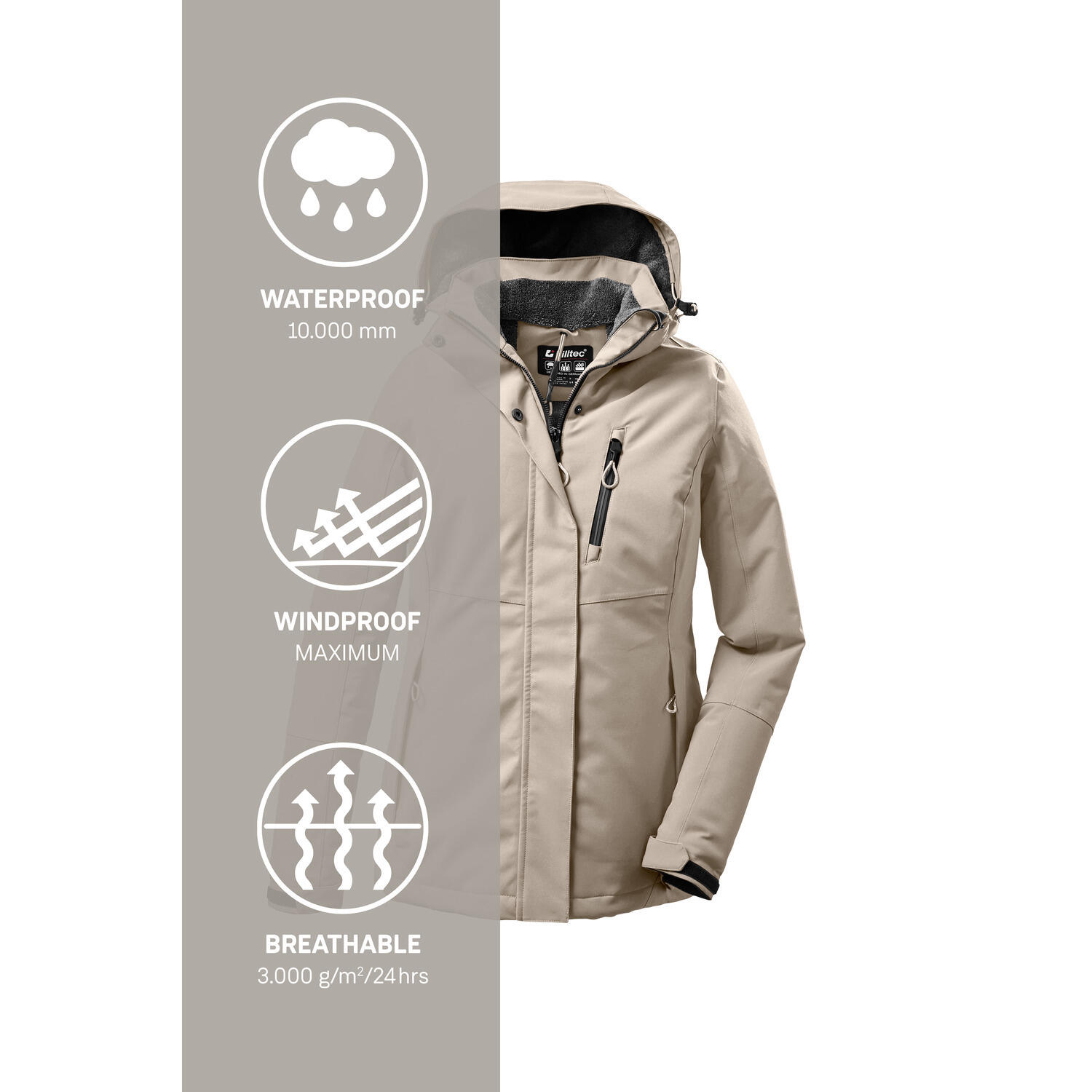 Damen Outdoorjacke KOW 140 6/8