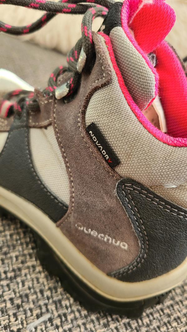 Entre Particuliers - Bottines de marche decathlon quechua gris rose 29 6/7
