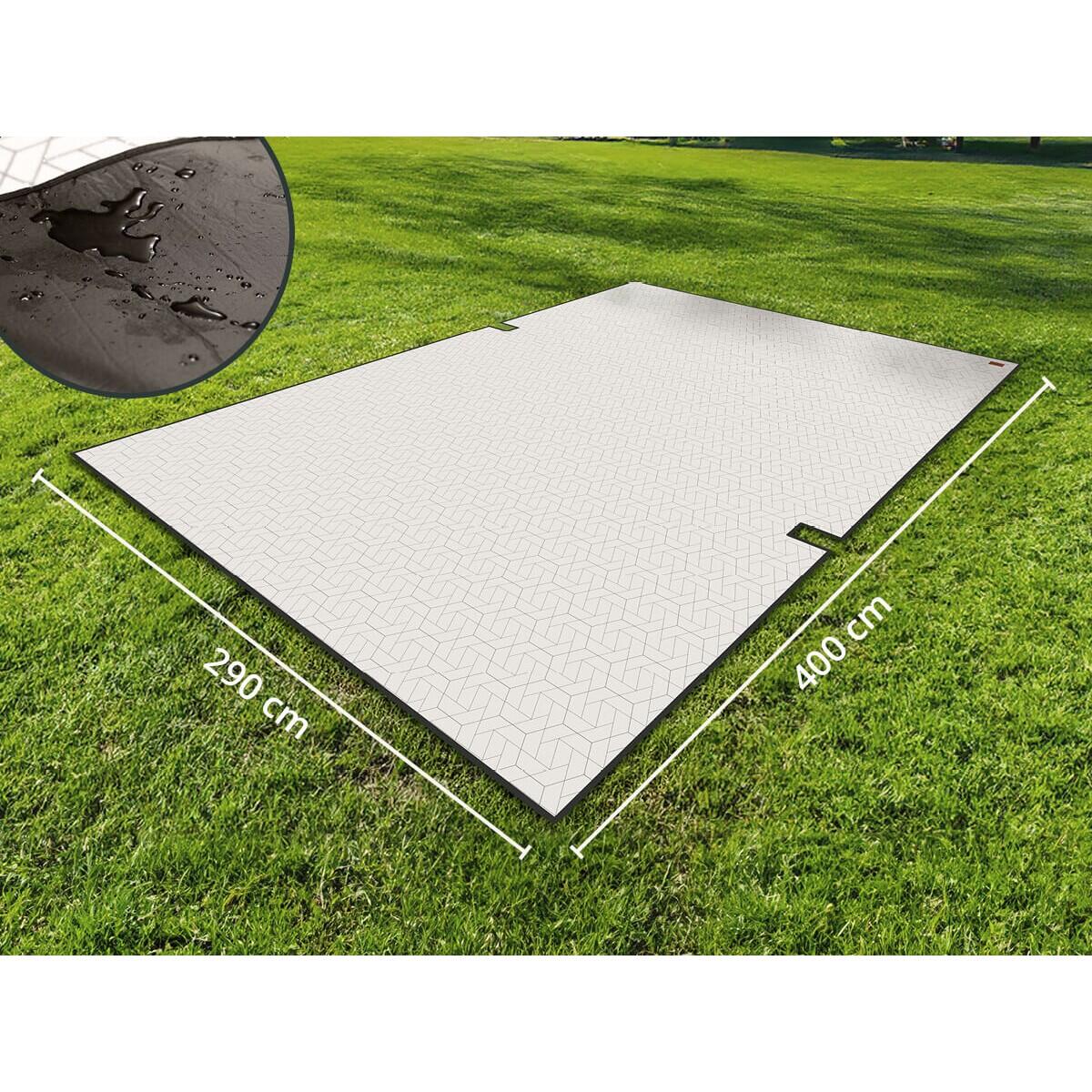 Tapis de tente Lindal - camping - 290×400cm - polaire Softtouch - sac rangement 5/7